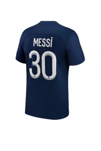 Fotbalové Dres Paris Saint-Germain Lionel Messi #30 Domácí Oblečení 2022-23 Krátký Rukáv